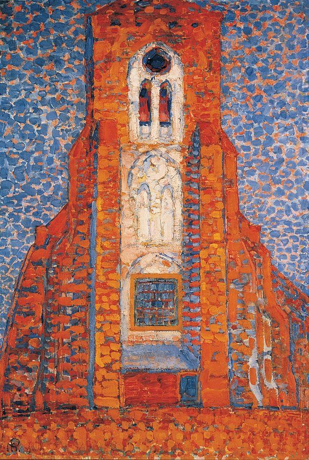 Piet Mondrian: Nap, templom Zeelandban, 1909–10 / London, Tate