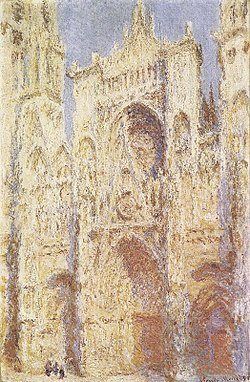 Roueni katedrális, nyugati homlokzat, napfény, 1894 / Washington, National Gallery of Art