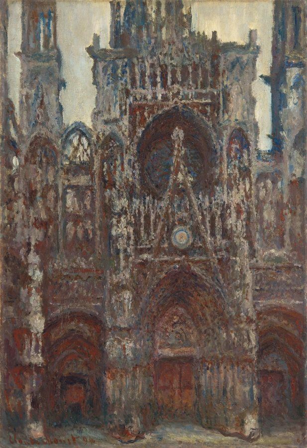 Roueni katedrális, este, barna harmónia, 1894 / Párizs, Musée d’Orsay