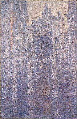 A roueni katedrális kapuja reggeli fényben, 1894 / Los Angeles, J. Paul Getty Museum
