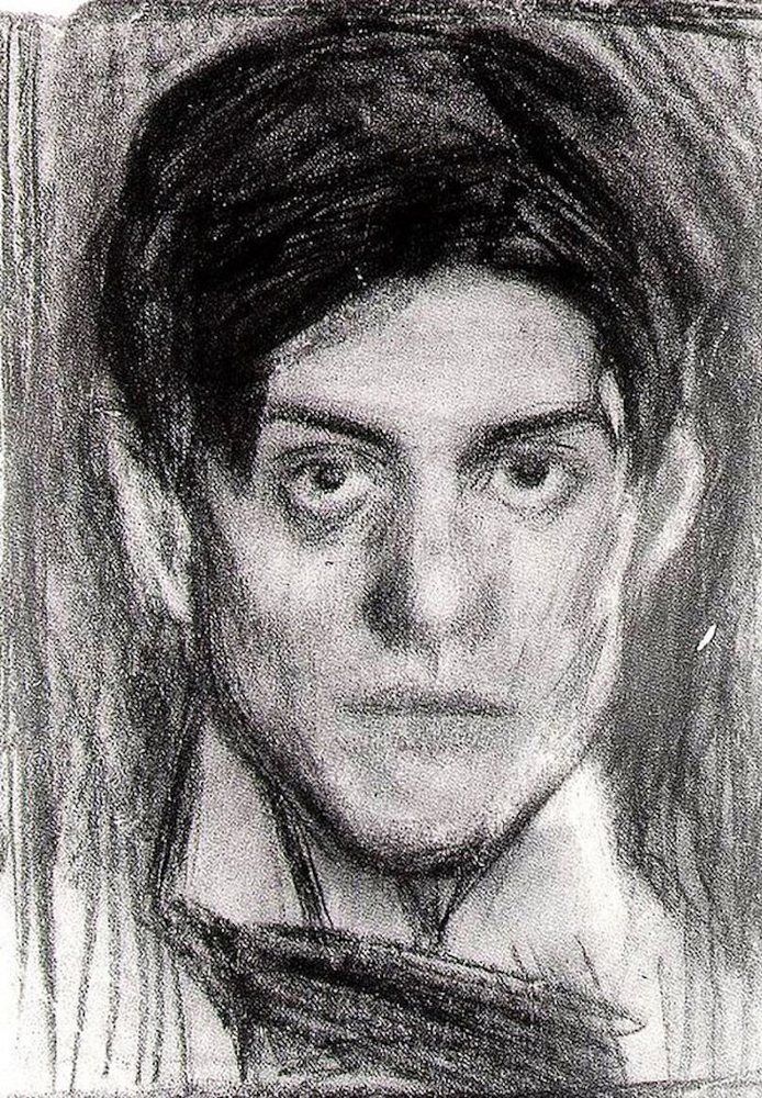 Pablo Picasso: Önarckép, 1900 k.